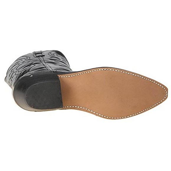 Laredo Mens Atlanta Black Lizard Print Cowboy, Western Boots Shoes NWT - Picture 2 of 3